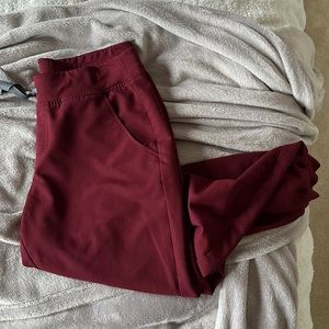 Burgundy Zamora Figs Joggers - Medium Tall